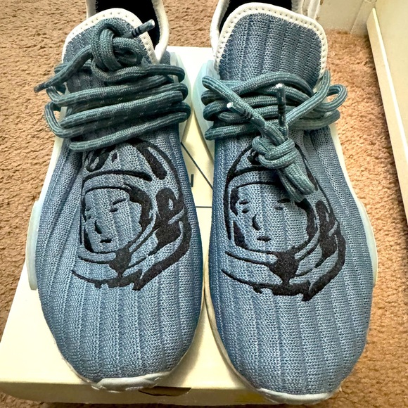 ADIDAS NMD HU Pharrel Williams x Billionaroe Boys Club Astronaut Blue Sneaker - Picture 4 of 6